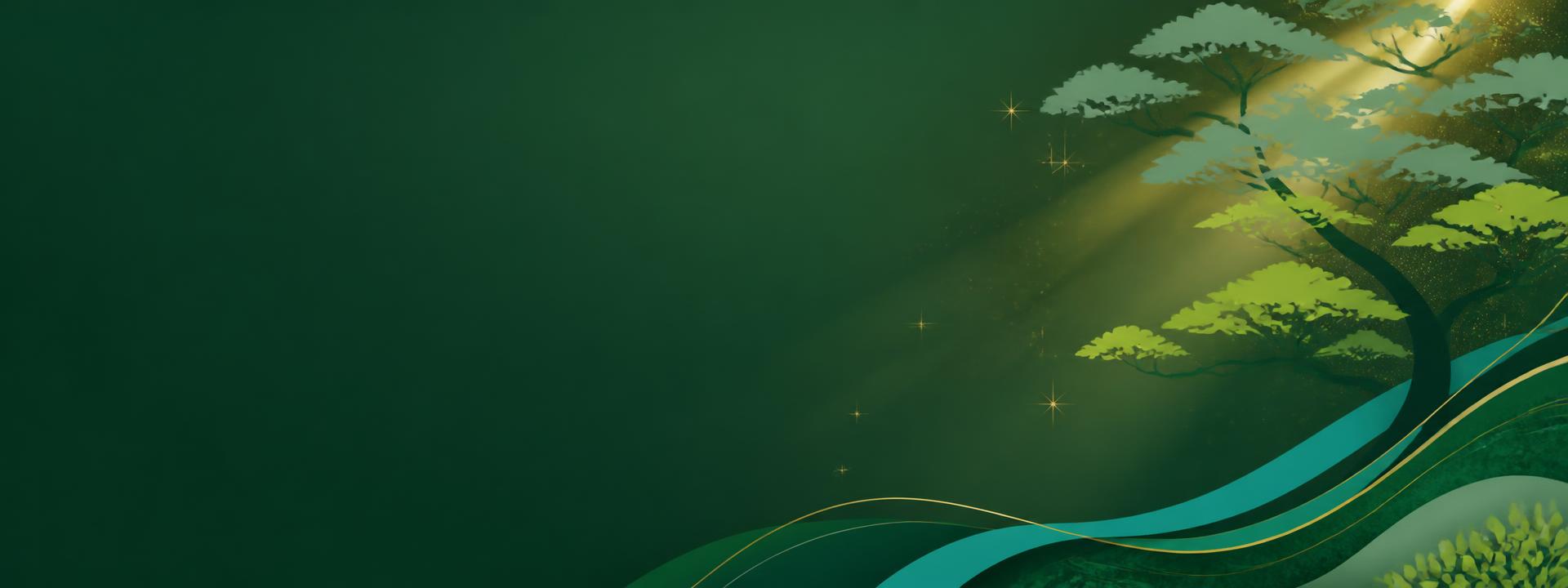Celebratory Crann Taic brand illustration marking an award nomination